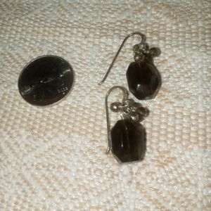 Smoky Topaz asymmetrical facets